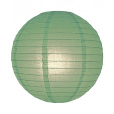 8" Paper Lantern Sage Regular Wire